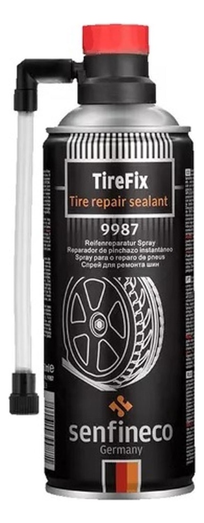 Reparador De Pinchazo Moto Y Autos 450 Ml Senfineco