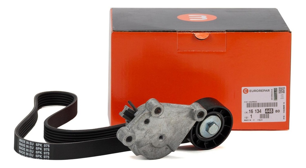 Kit Correa Y Tensor Alternador Peugeot 208/partner/berlingo