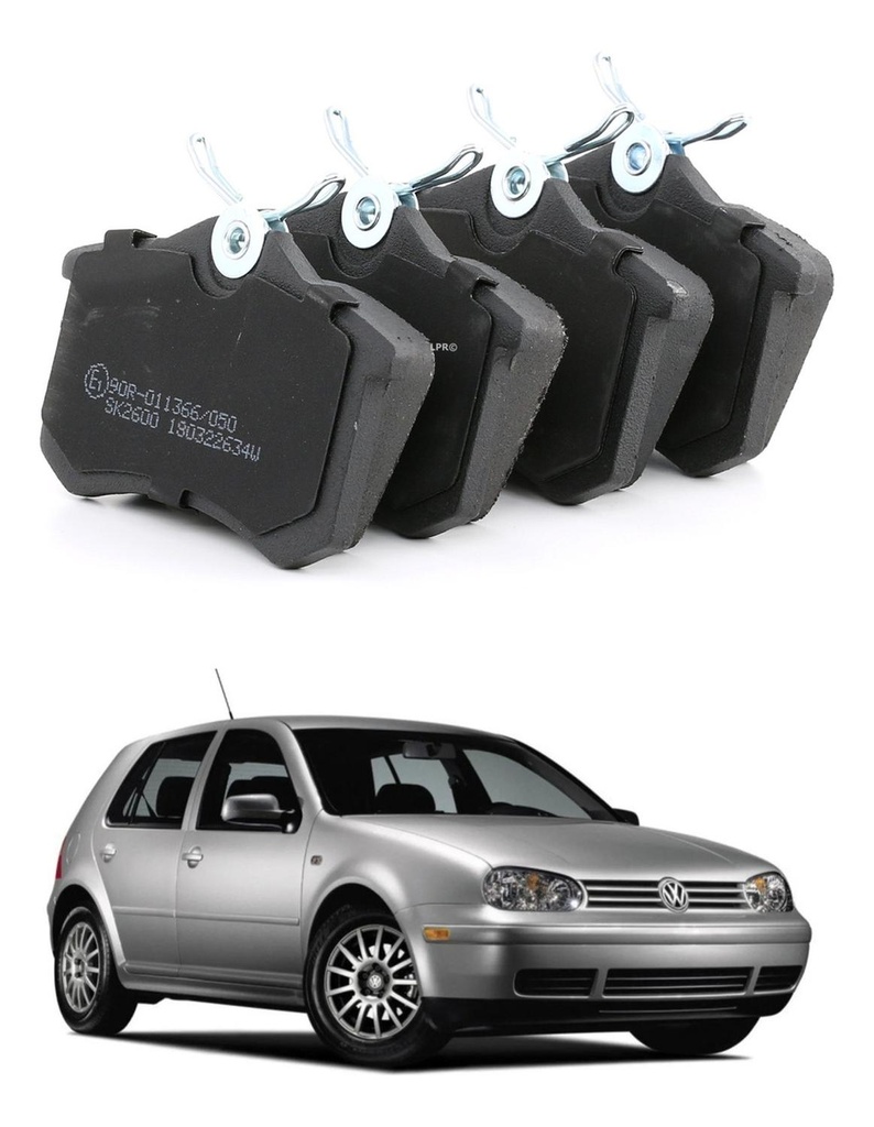 Jgo De Pastillas Traseras Golf A4 / Bora 2.0