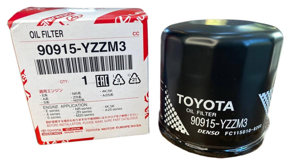 Filtro De Aceite Toyota Rav4 2.0 2.5 2000-2024 Genuino