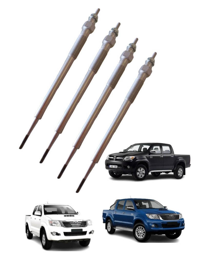 BUJIAS INCANDECENTES TOYOTA HILUX 2,5 3,0 2005-2015 (JGO)