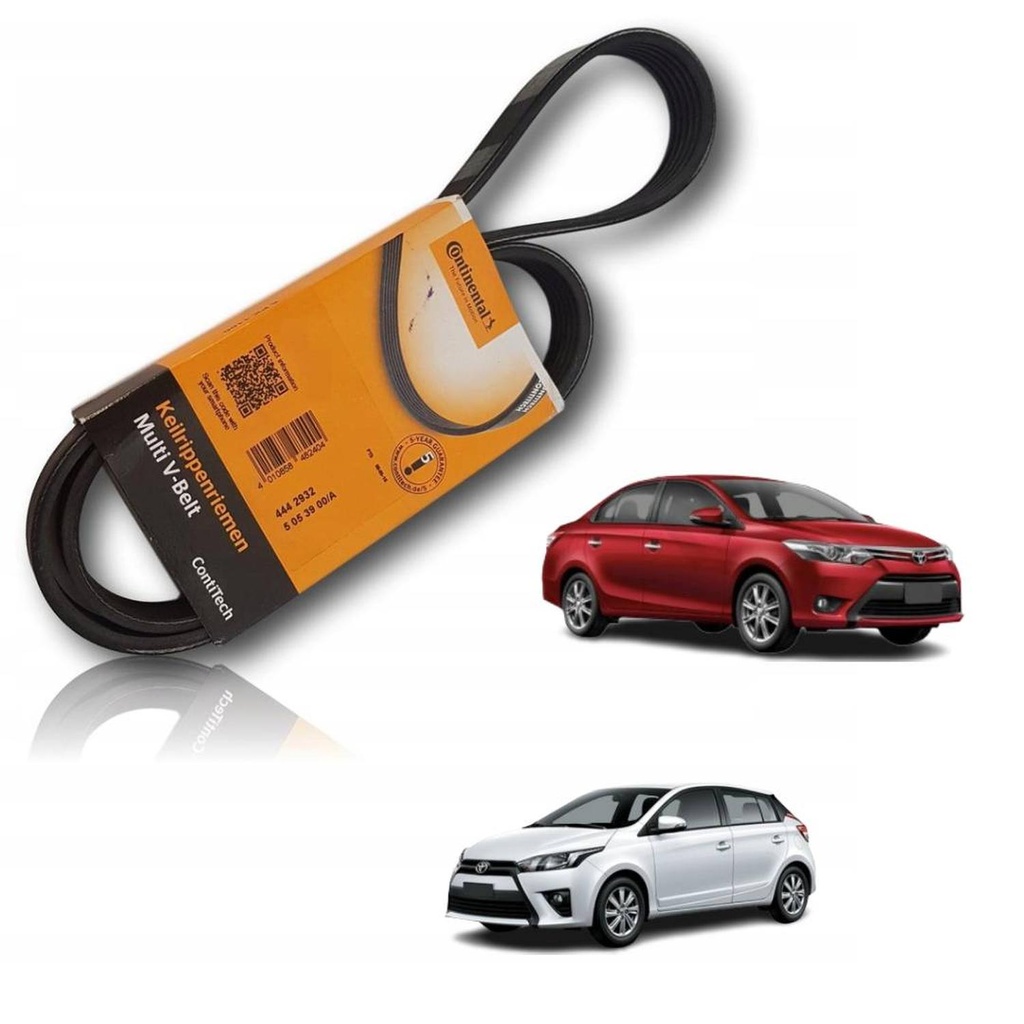 Correa Alternador Accesorios Toyota Yaris 2013-2016 Sin Aire