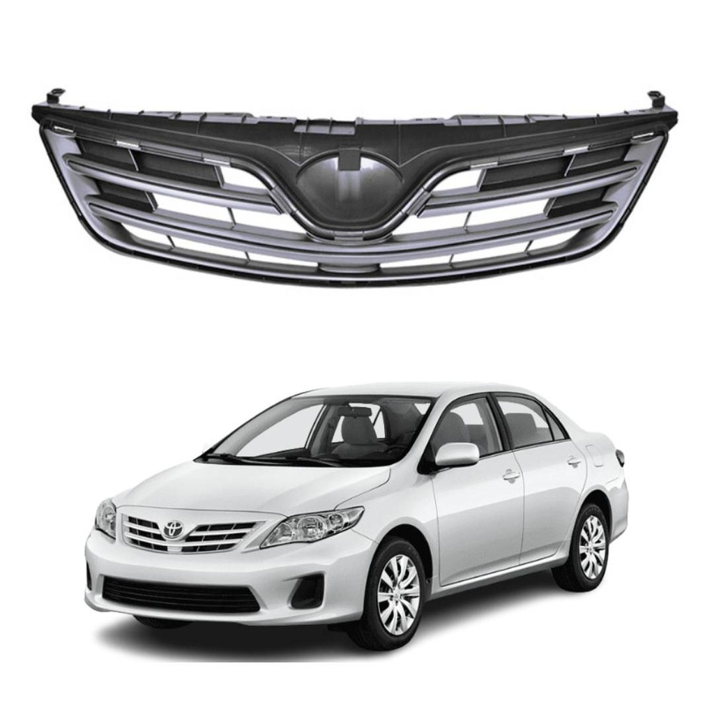 Mascara Negra C/moldura Gris Toyota Corolla 2011-2014