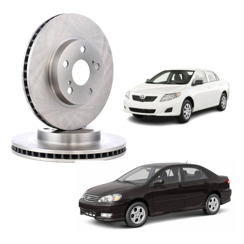 Disco de Freno Delantero Toyota Corolla 2002-2010 (255 mm)