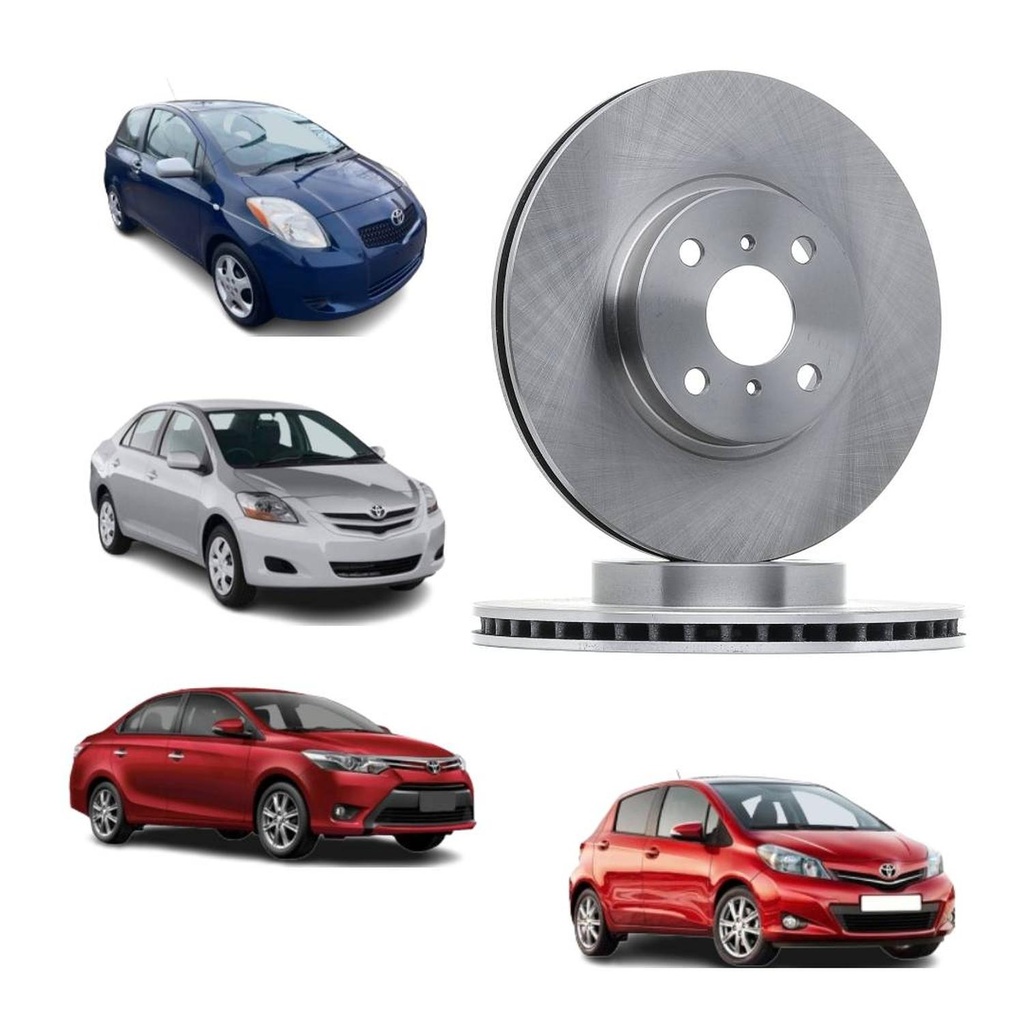 Disco de Freno Delantero Toyota Yaris 1.3 1.5 2006-2022