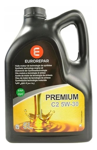 [CP003774] Lubricante 5w30 Premium C2 5lts Aceite Sintetico Fap Dpf