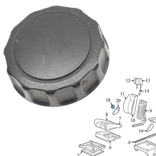 [CP005674] Perilla Asiento Volkswagen Golf A3 / Vento 1993-1999