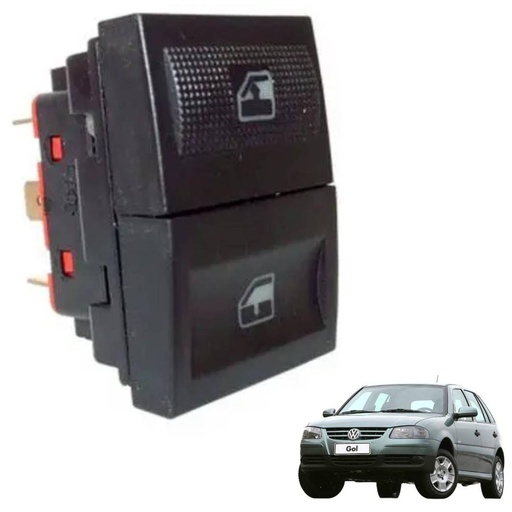 [CP000858] Boton Alzavidrios Volkswagen Gol G3 2000-2009