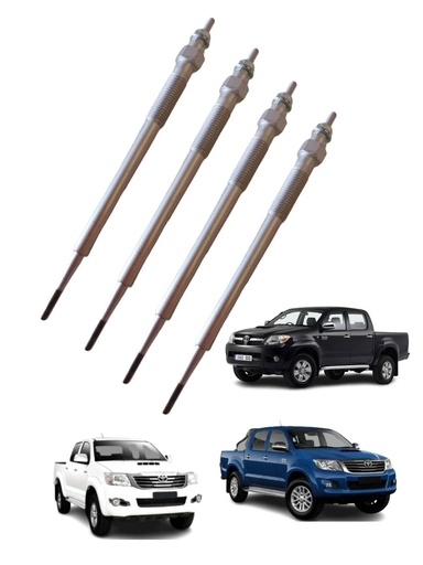 [CP010113] BUJIAS INCANDECENTES TOYOTA HILUX 2,5 3,0 2005-2015 (JGO)