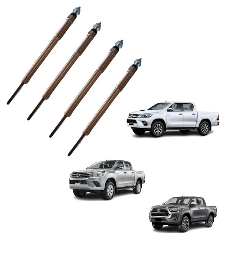 [CP010114] BUJIAS INCANDECENTE TOYOTA HILUX 2,4 2,8 2015-2024 ( JGO)