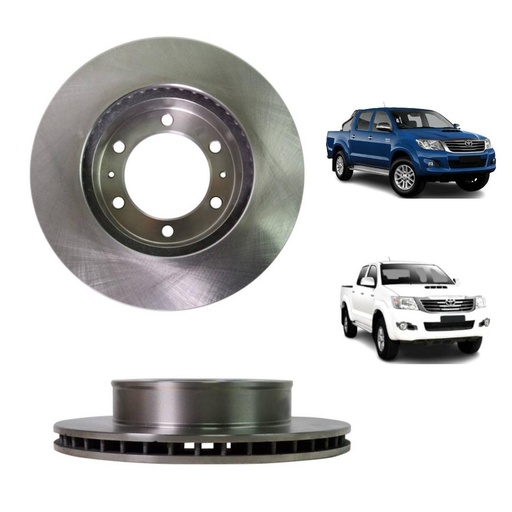 [CP010296] Disco de freno delantero Toyota Hilux 2.5 2.7 3.0 2005-2015 297MM