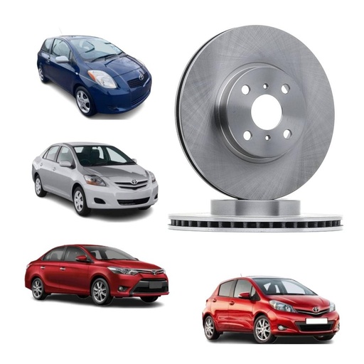 [CP010305] Disco de Freno Delantero Toyota Yaris 1.3 1.5 2006-2022