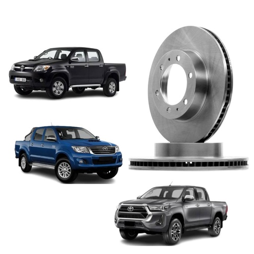 [CP010307] Disco de Freno Delantero Toyota Hilux 4x4 2005-2024