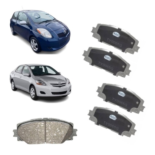 [CP010320] Pastillas de Freno Delanteras Toyota Yaris 1.3 1.5 2006-2013