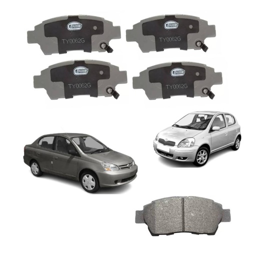 [CP010323] Pastillas de Freno Delanteras Toyota Yaris 1.3 1.5 1999-2006