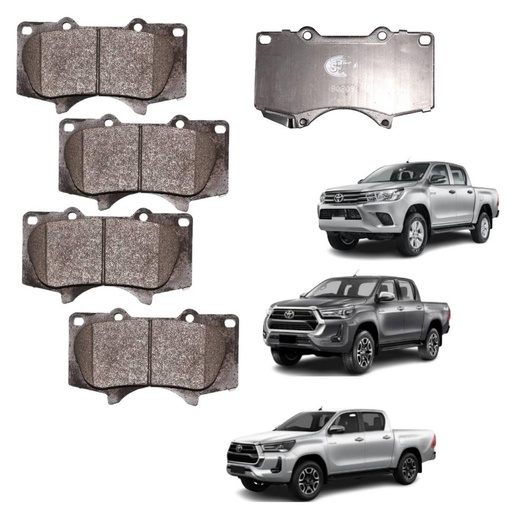 [CP010324] Pastillas de Freno Delantera Toyota Hilux 2009-2024