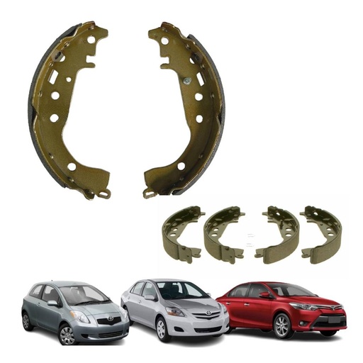 [CP010330] Balatas Patines Freno Trasero Toyota Yaris 1.3 1.5 2006-2018