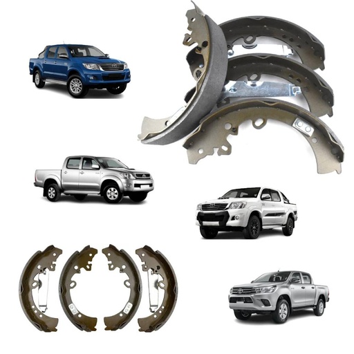 [CP010331] Balatas Patines de Freno Trasero Toyota Hilux 2005-2020
