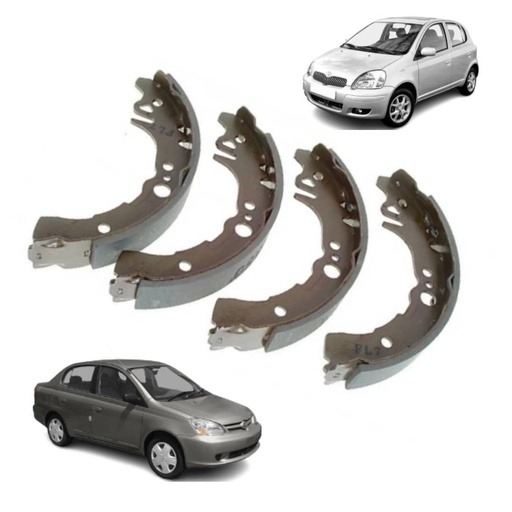[CP010332] Balatas Patines Freno Trasero Toyota Yaris 1.3 1.5 1999-2005