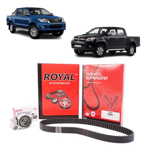 [CP010402] Kit Distribución 2 piezas Toyota Hilux 2.5 3.0 2005-2015