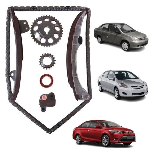 [CP015367] Kit Distribucion Toyota Yaris 1.5 1999-2017 (7 piezas)