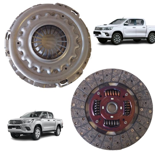 [CP015373] Kit Embrague Toyota Hilux 2.4 2.8 2016-2020 (2 piezas)