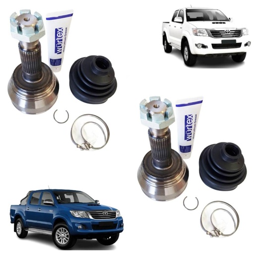 [CP015558] KIT PUNTA HOMOCINETICAS LADO RUEDA TOYOTA HILUX 2.5 3.0 2005-2015 EL PAR